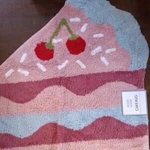 FINAL DROP-NWT Cake Slice Cutesy Whimsy Pastel Rug